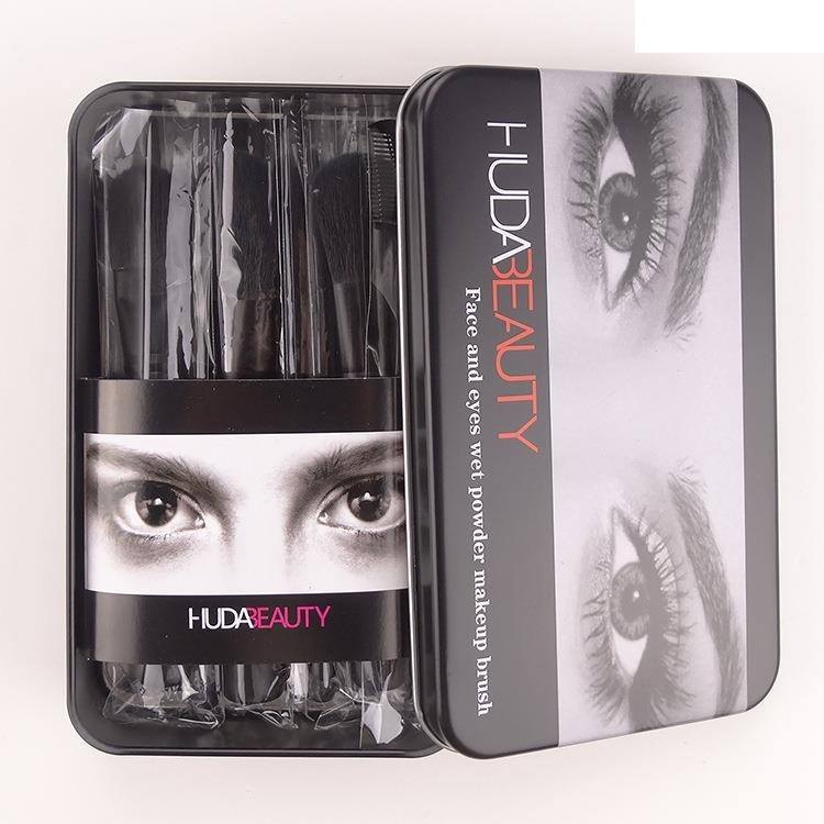 Bộ Cọ Trang Điểm 12 Cây HUDABEAUTY MAC Hộp Đen