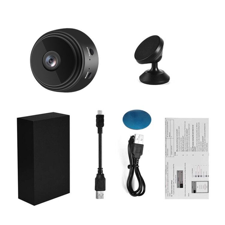 Camera An Ninh Wifi A9 Full HD Nhỏ Gọn Siêu Rẻ(Lắp Được Thẻ Nhớ)Màu Đen Hoặc Trắng Ngẫu Nhiên