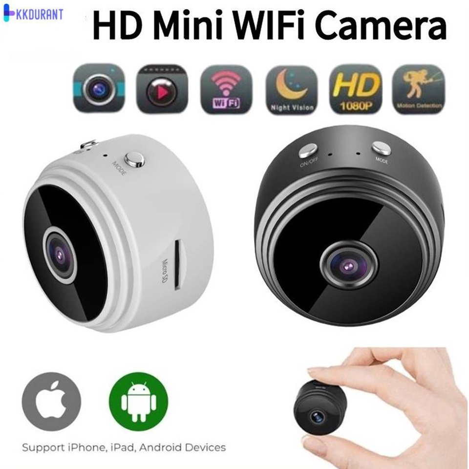 Camera An Ninh Wifi A9 Full HD Nhỏ Gọn Siêu Rẻ(Lắp Được Thẻ Nhớ)Màu Đen Hoặc Trắng Ngẫu Nhiên
