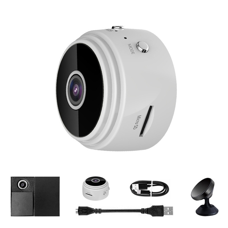 Camera An Ninh Wifi A9 Full HD Nhỏ Gọn Siêu Rẻ(Lắp Được Thẻ Nhớ)Màu Đen Hoặc Trắng Ngẫu Nhiên