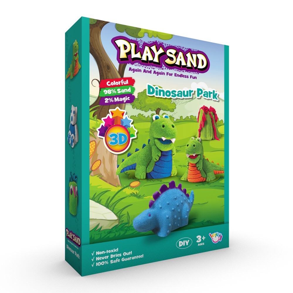 Đồ Chơi Cát Động Lực Kèm Khuôn Nặn PLAYSAND Building Blocks 500g Cát NO.LZY810