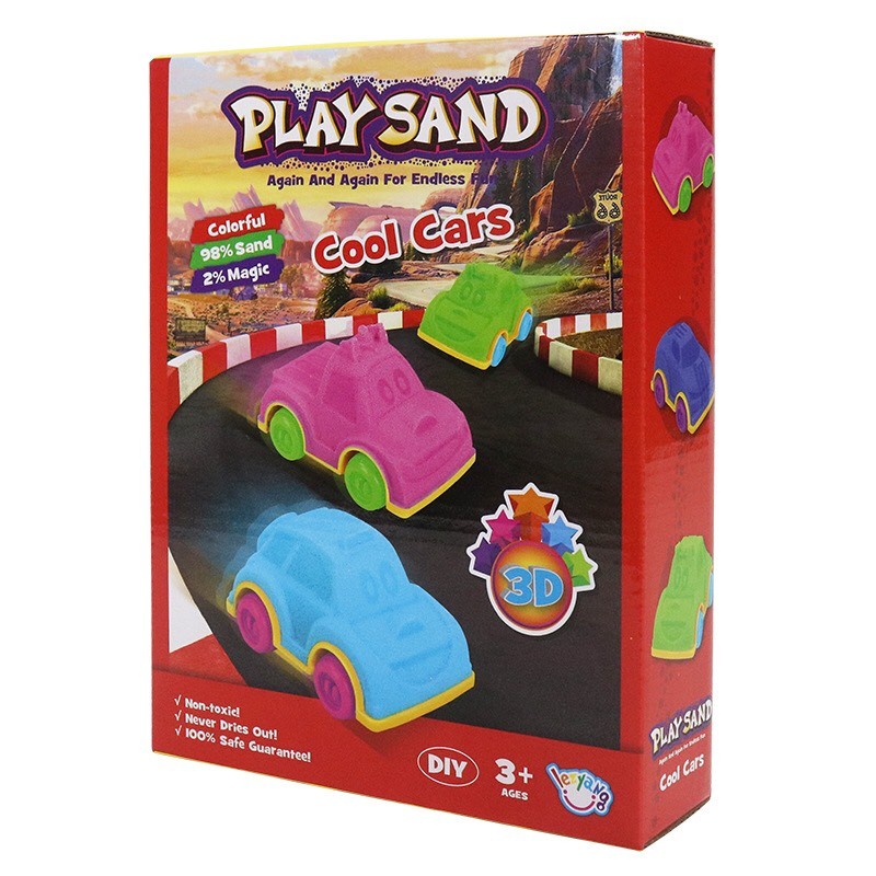 Đồ Chơi Cát Động Lực Kèm Khuôn Nặn PLAYSAND Building Blocks 500g Cát NO.LZY810
