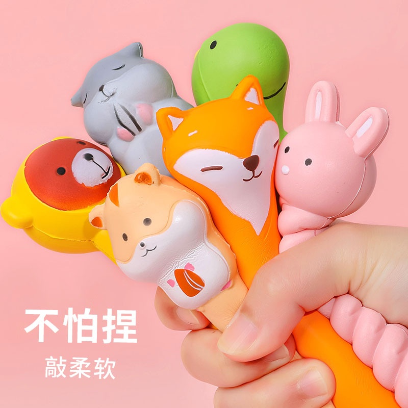 Bút Bi Nước Squishy Cute Bóp Cực Đã Tay Giảm Stress