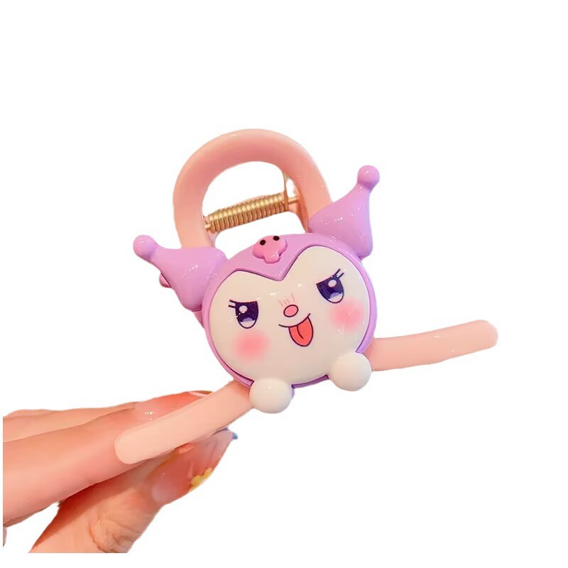 Set 4 Kẹp Tóc Càng Cua Siêu Cute Gấu Lotso Thỏ MELODY KUROMI