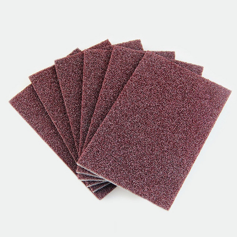 BÁN LẺ 1 Miếng Cọ Xoong Rửa Bát 2 Mặt(Nâu Mỏng) - 9x7cm(lẻ 1 cái)