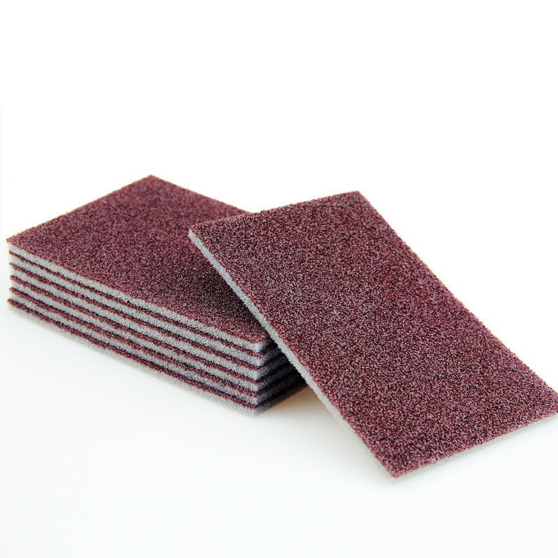 BÁN LẺ 1 Miếng Cọ Xoong Rửa Bát 2 Mặt(Nâu Mỏng) - 9x7cm(lẻ 1 cái)