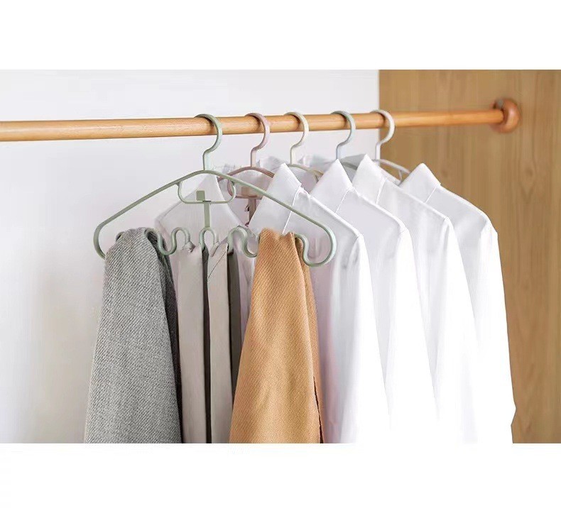 Mắc Áo Gợn Sóng Tiết Kiệm Diện Tích Đa Chức Năng(Móc Phơi Đồ Sóng)
