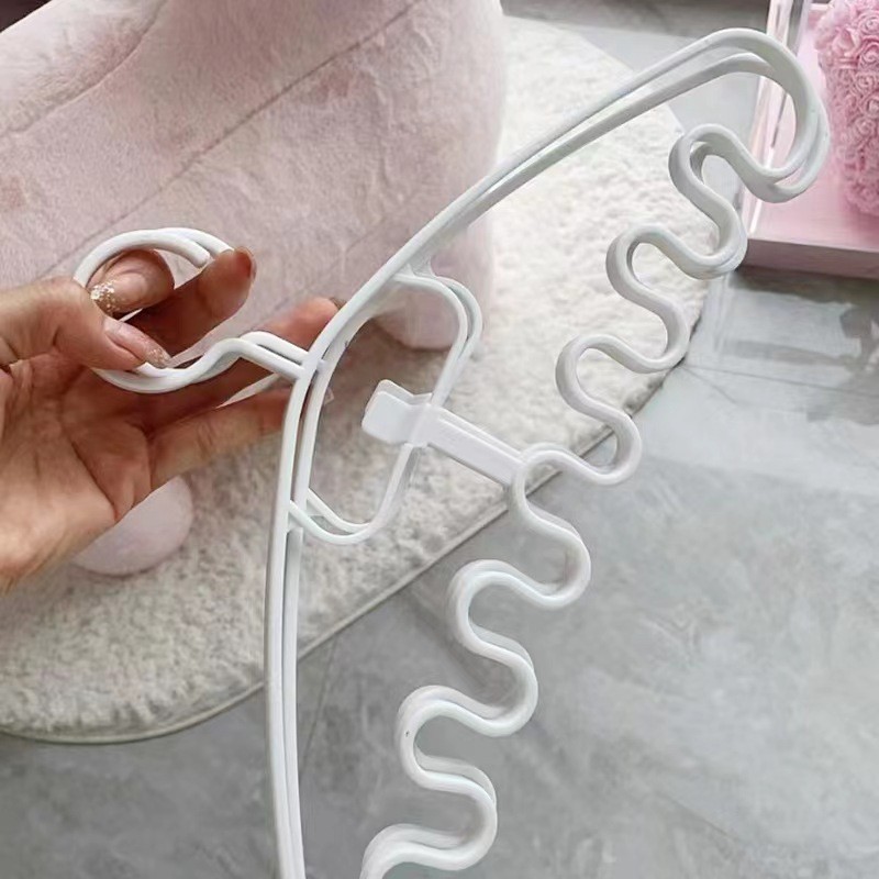 Mắc Áo Gợn Sóng Tiết Kiệm Diện Tích Đa Chức Năng(Móc Phơi Đồ Sóng)