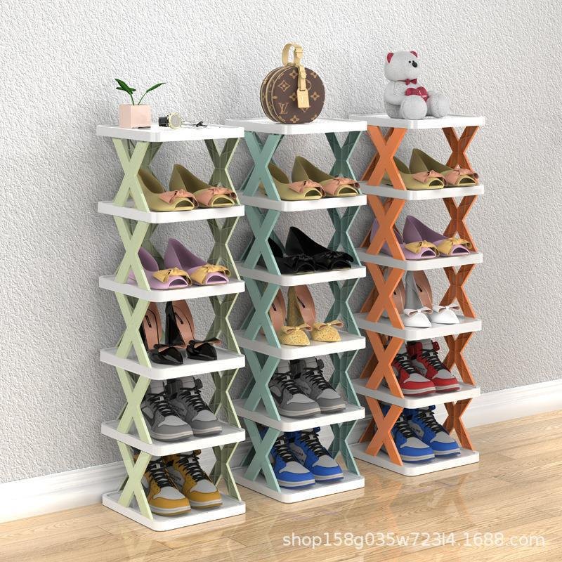 Kệ 5 Tầng Chữ X Để Giày Dép 27x25x11cm Lắp Ráp