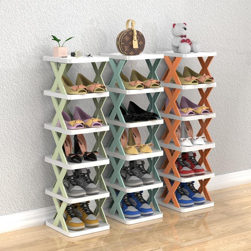 Kệ 5 Tầng Chữ X Để Giày Dép 27x25x11cm Lắp Ráp