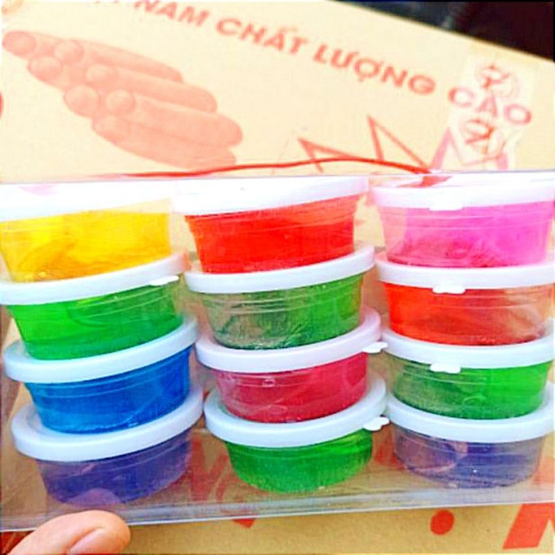 Bộ 12 Chất Dẻo Ma Thuật Smile Slam Cho Bé 12 Màu 550g
