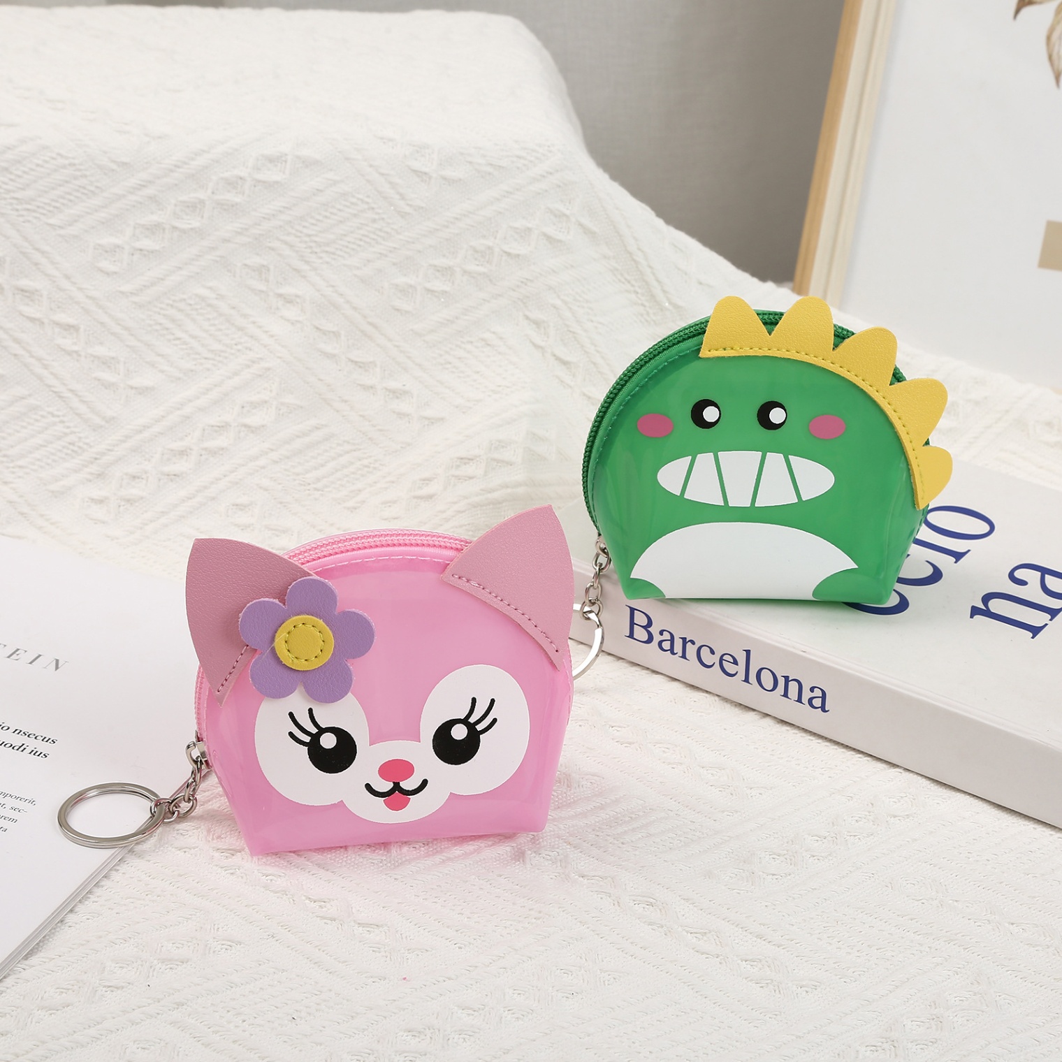 Ví Nhỏ Treo Chìa Khóa Nhân Vật Hoạt Hình Cute