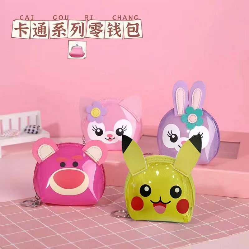 Ví Nhỏ Treo Chìa Khóa Nhân Vật Hoạt Hình Cute