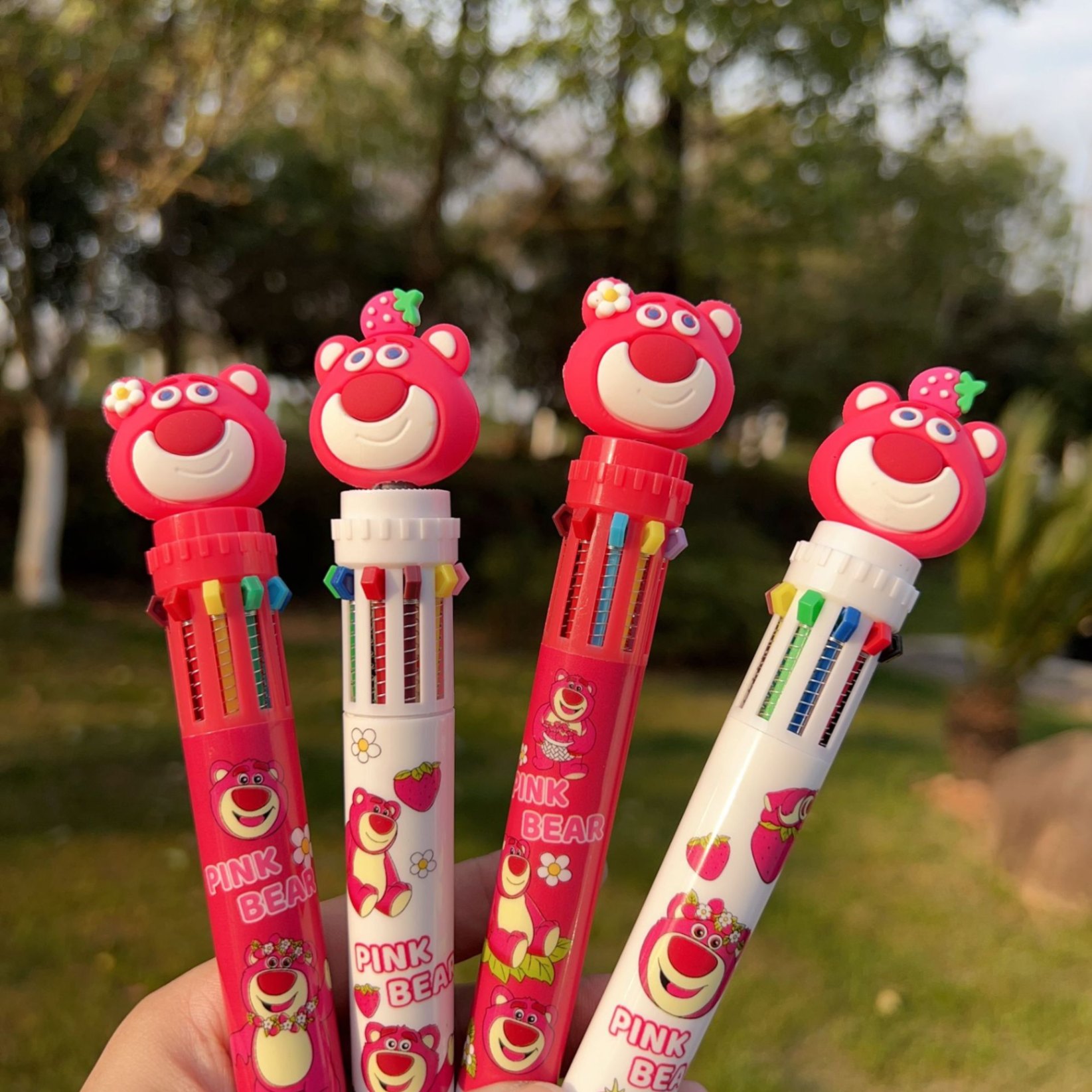 Bút Bi Gấu LOTSO 10 Màu Cực Hay