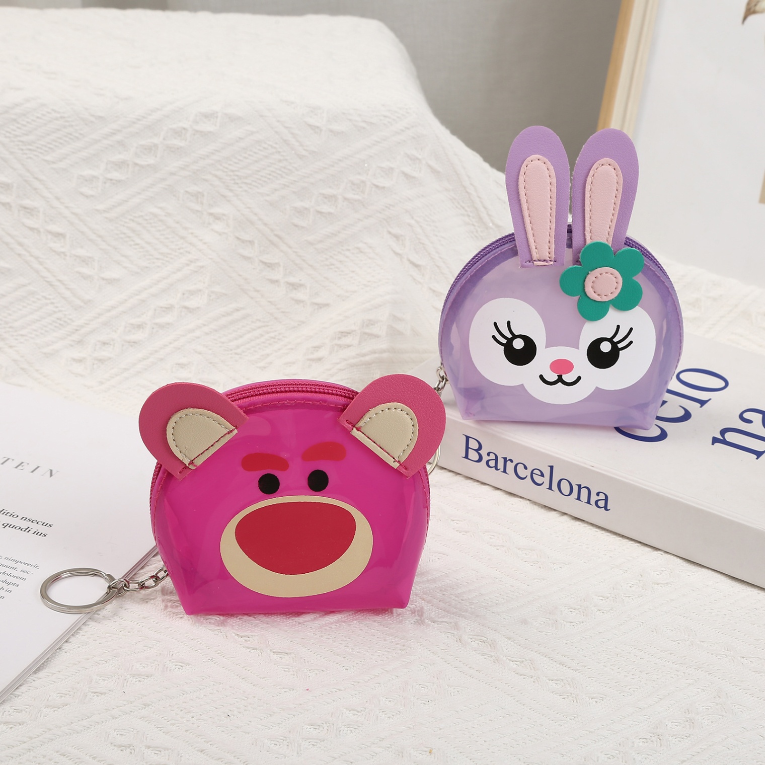 Ví Nhỏ Treo Chìa Khóa Nhân Vật Hoạt Hình Cute