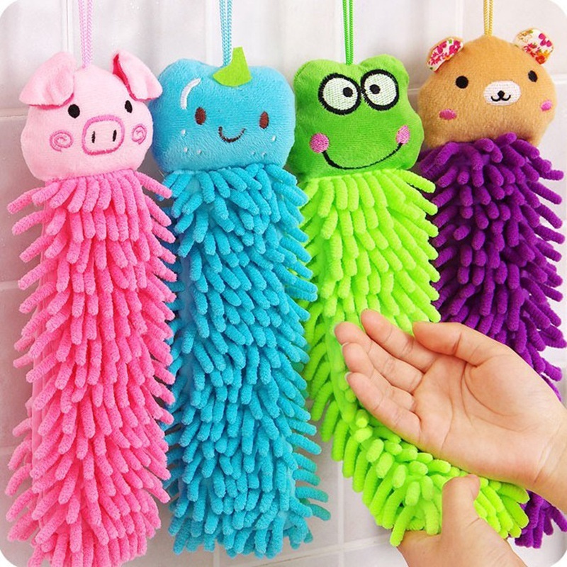 Bông Lau Tay San Hô Treo Tường Hình Thú Cute