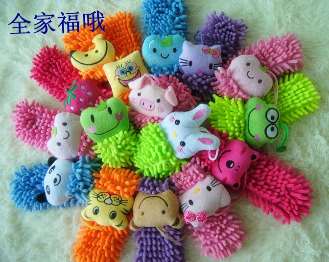 Bông Lau Tay San Hô Treo Tường Hình Thú Cute