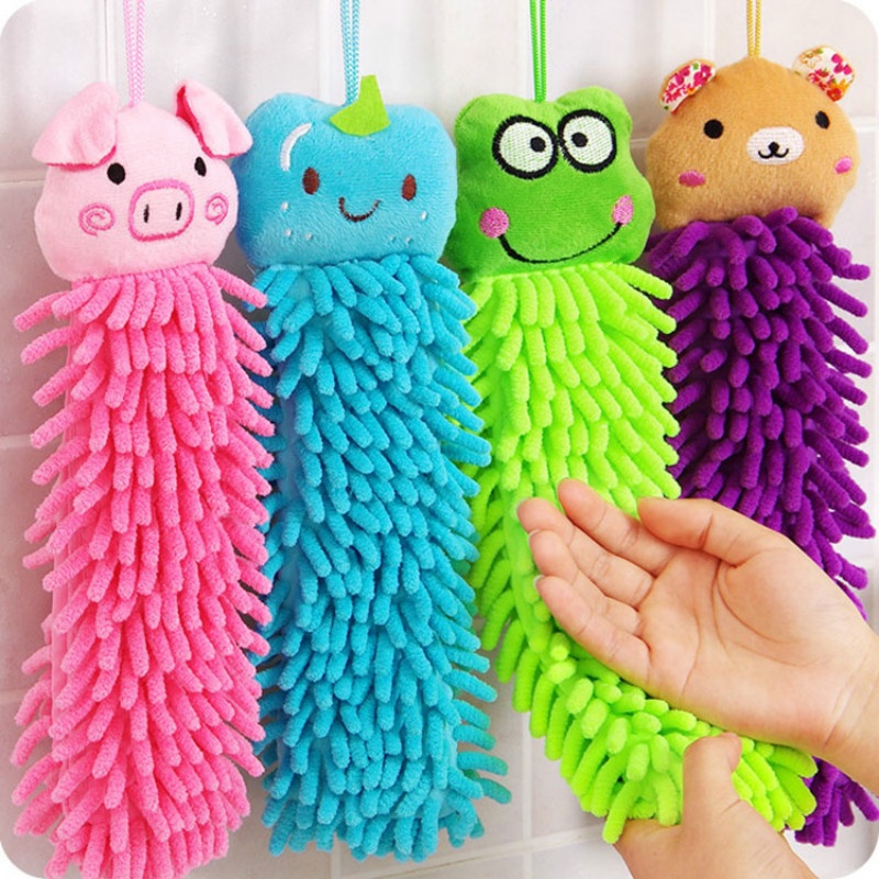 Bông Lau Tay San Hô Treo Tường Hình Thú Cute