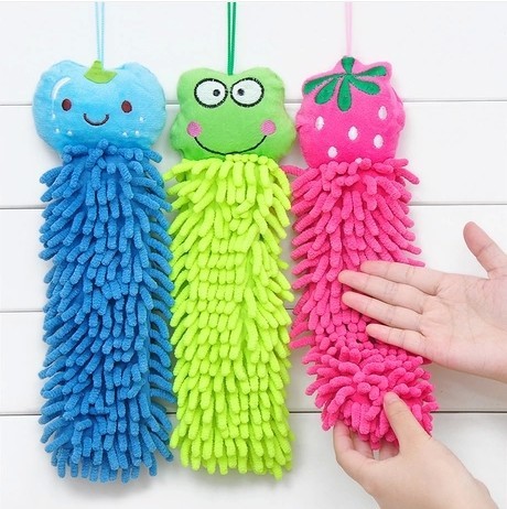 Bông Lau Tay San Hô Treo Tường Hình Thú Cute