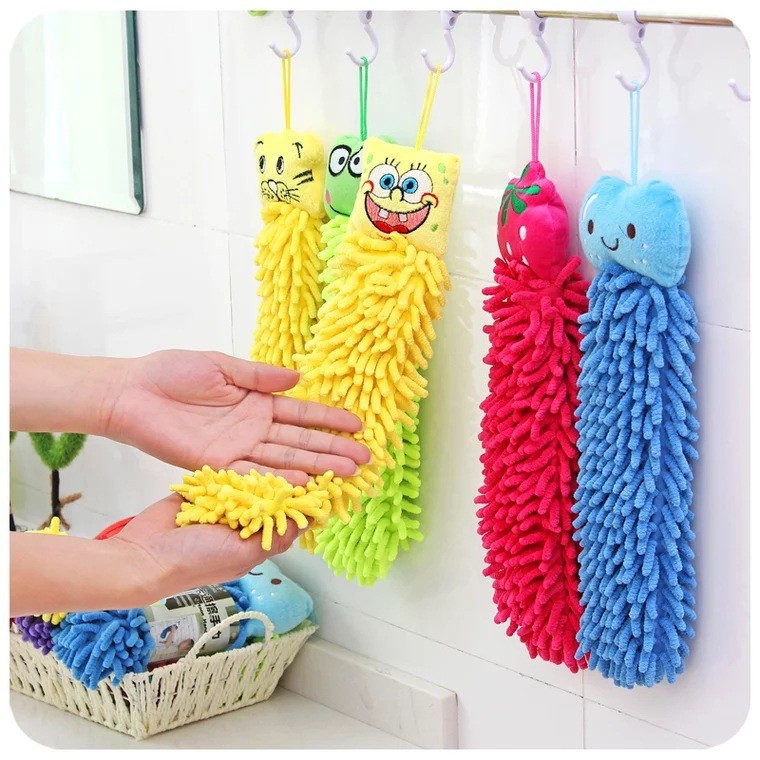 Bông Lau Tay San Hô Treo Tường Hình Thú Cute