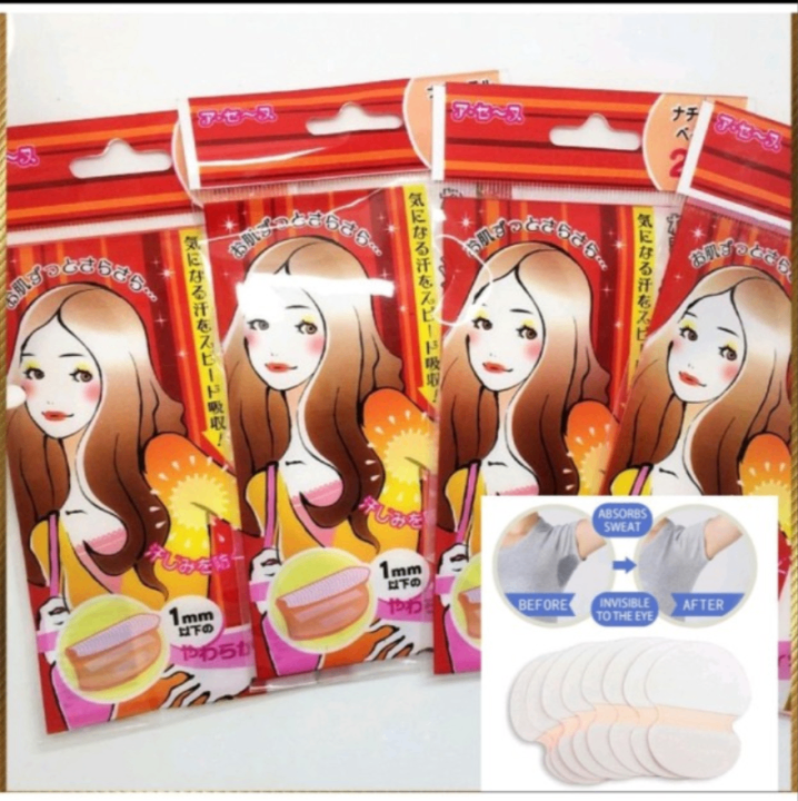 COMBO 10 Gói Miếng Dán Nách Thấm Hút Mồ Hôi(1 GÓI CÓ 2 MIẾNG)