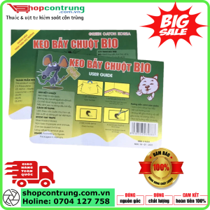 [GÓI 2 TẤM]Bẫy Keo Dính Chuột BIO