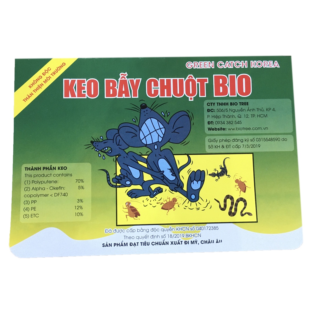 [GÓI 2 TẤM]Bẫy Keo Dính Chuột BIO