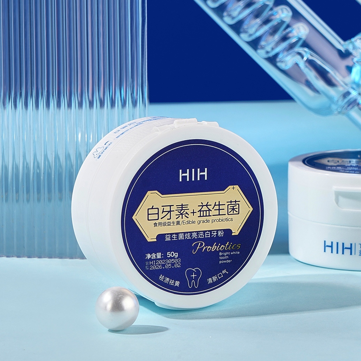 Bột Trắng Răng HIH Hiệu Quả Nhanh Chính Hãng 50g Mã 2243