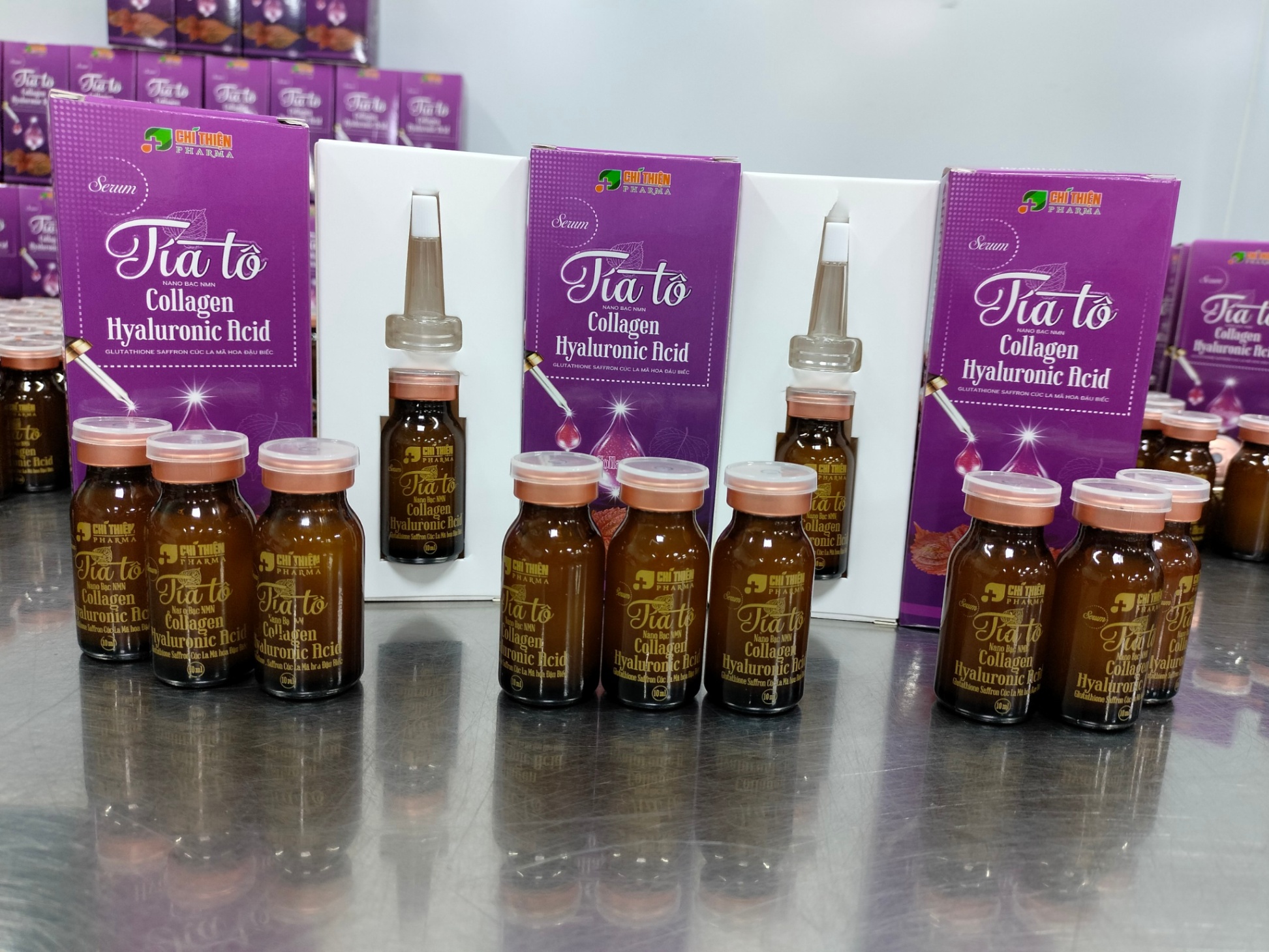 Serum Tía Tô Collagen Hyaluronic Acid 10ml