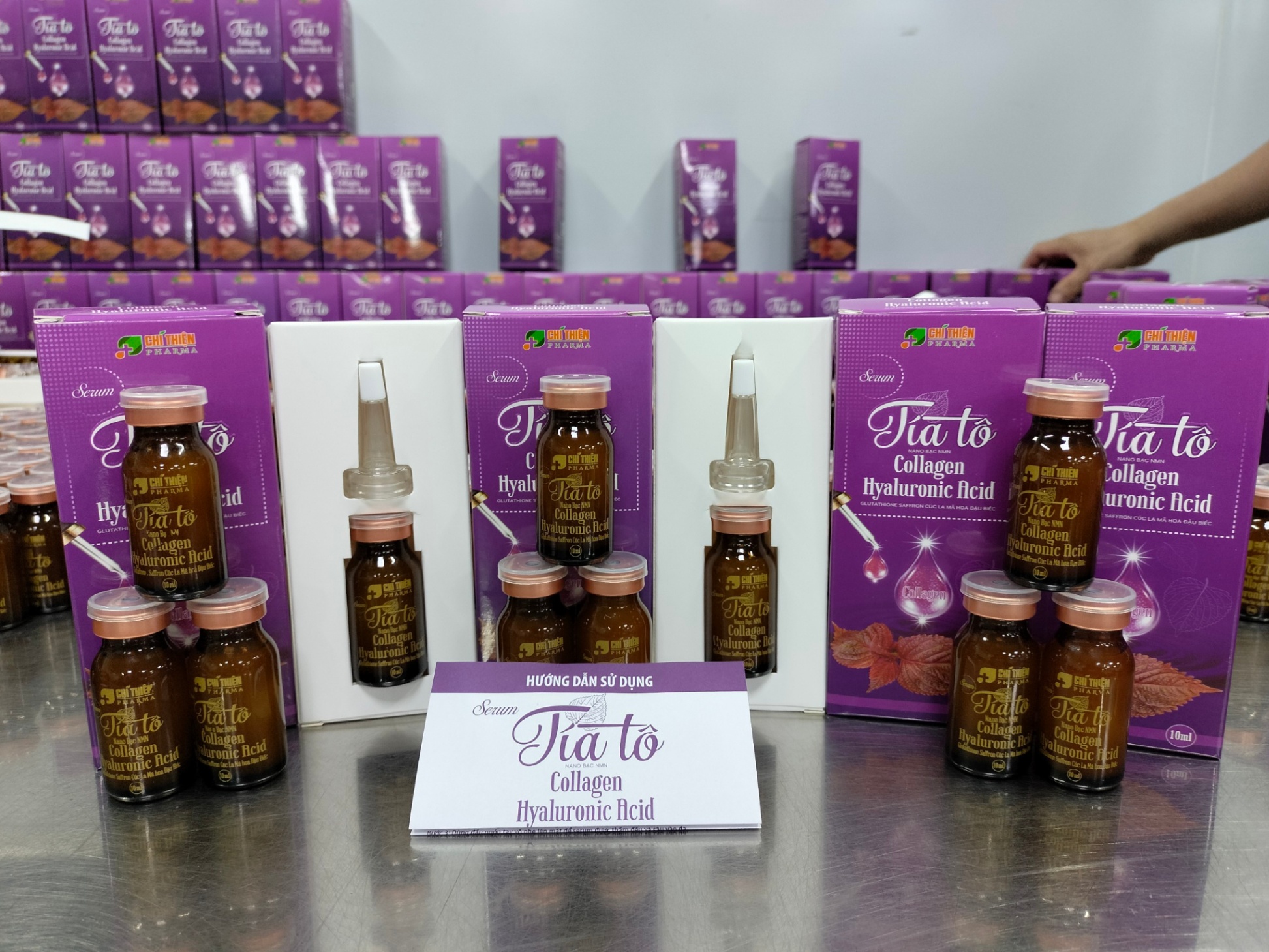 Serum Tía Tô Collagen Hyaluronic Acid 10ml