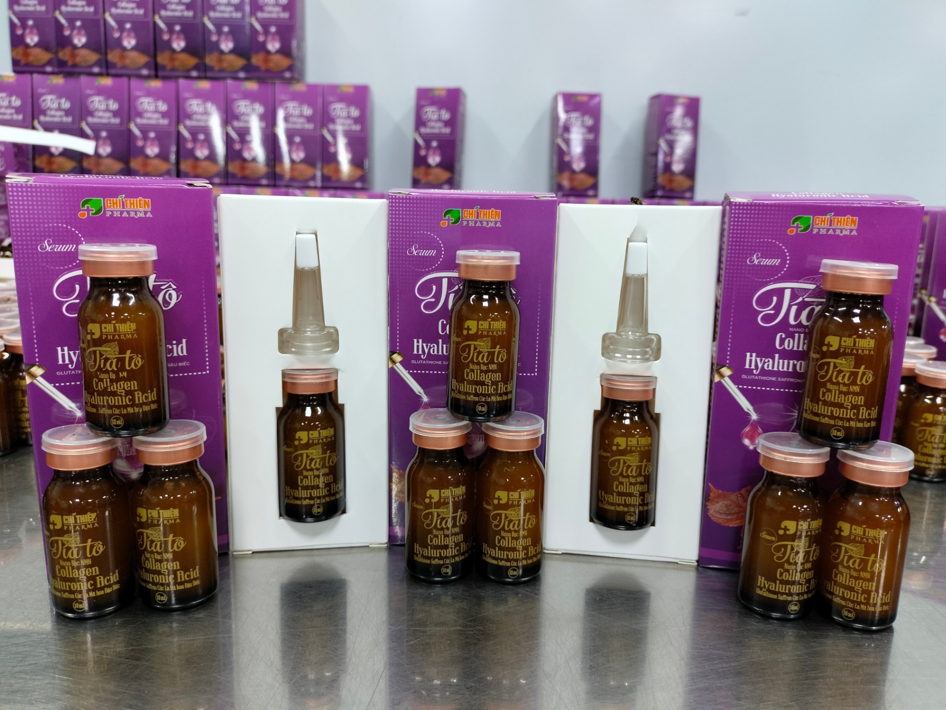 Serum Tía Tô Collagen Hyaluronic Acid 10ml