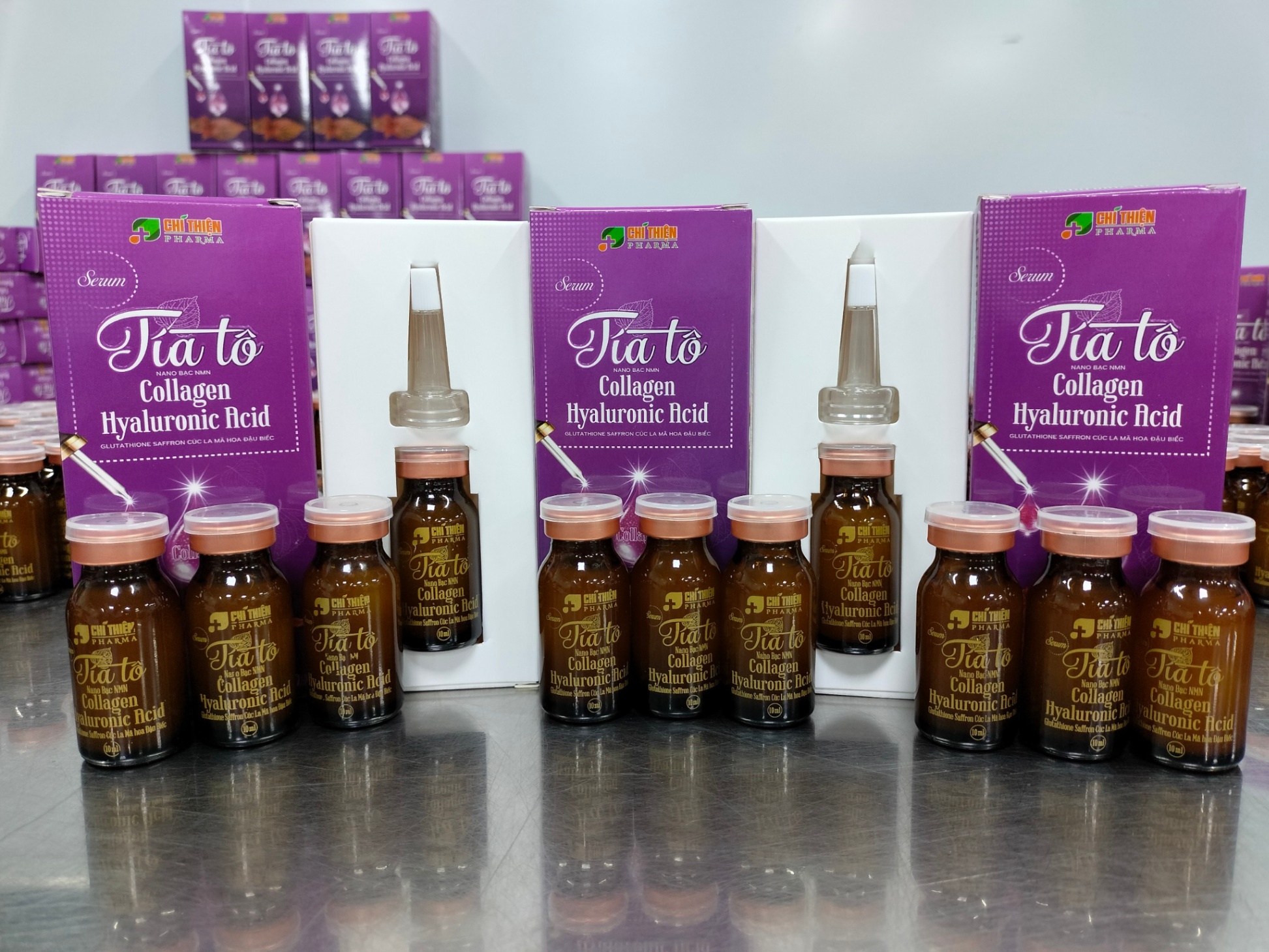 Serum Tía Tô Collagen Hyaluronic Acid 10ml