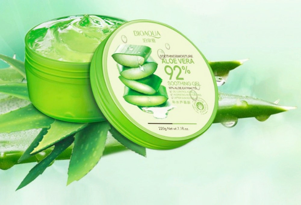 Gel Nha Đam BIOAQUA Dưỡng Da Toàn Thân Lô Hội 92%(Xanh Lá) NO.BQY18694[300g LOẠI RẺ]