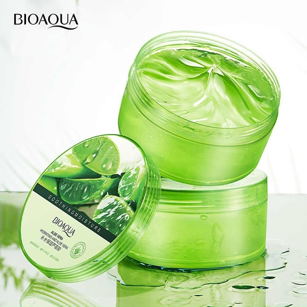 Gel Nha Đam BIOAQUA Dưỡng Da Toàn Thân Lô Hội 92%(Xanh Lá) NO.BQY18694[300g LOẠI RẺ]