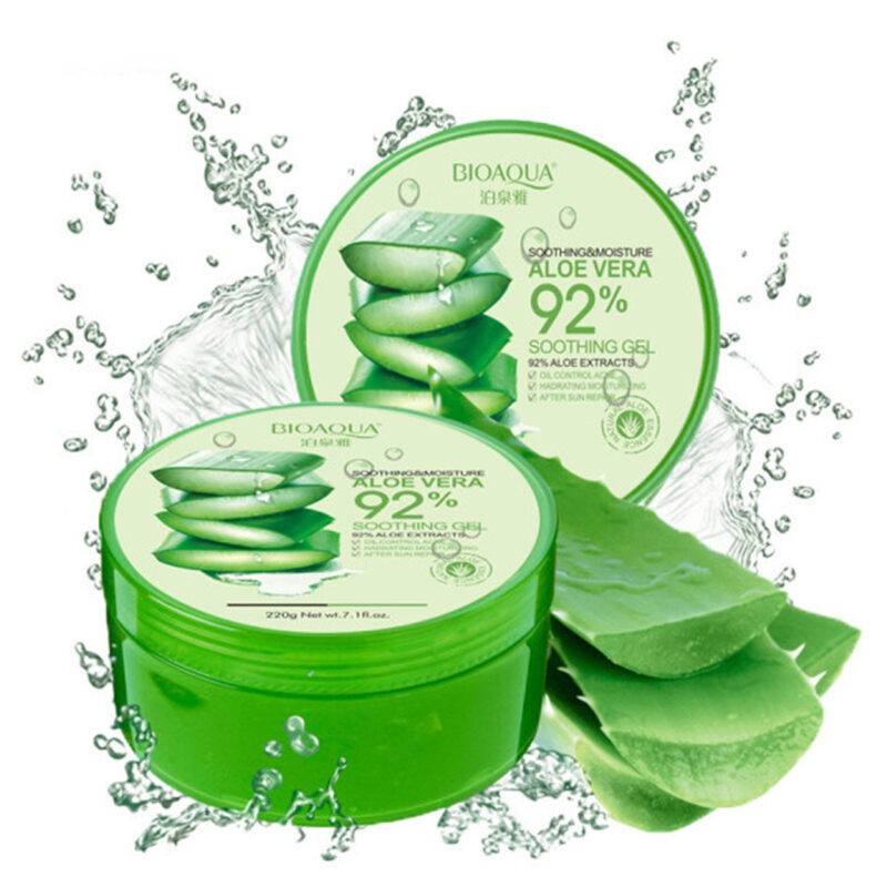 Gel Nha Đam BIOAQUA Dưỡng Da Toàn Thân Lô Hội 92%(Xanh Lá) NO.BQY18694[300g LOẠI RẺ]
