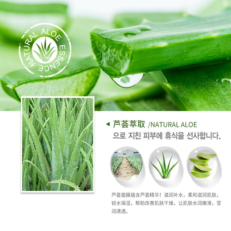 Combo 10 Miếng Mặt Nạ Nha Đam Dưỡng Ẩm Cấp Nước Mịn Da IMAGES NO.XXM50165