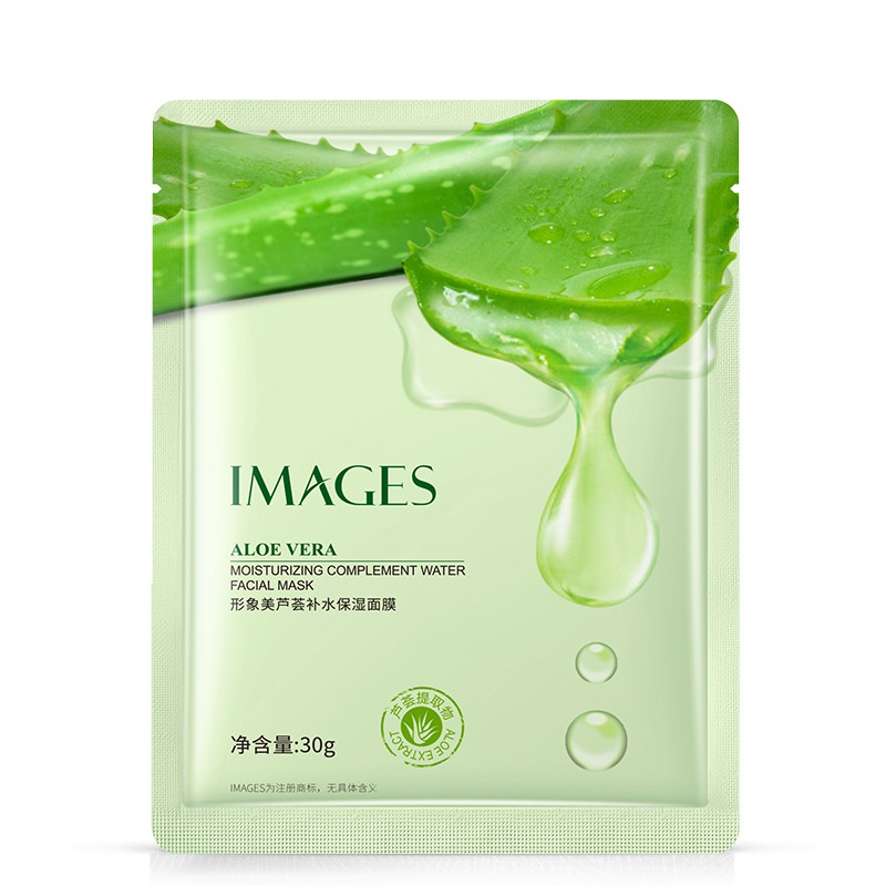 Combo 10 Miếng Mặt Nạ Nha Đam Dưỡng Ẩm Cấp Nước Mịn Da IMAGES NO.XXM50165