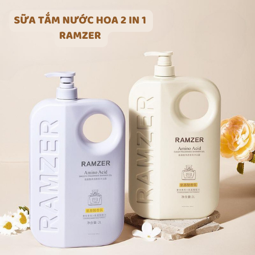 Sữa Tắm Nước Hoa RAMZER 1000ml Trắng Da,Siêu Lưu Hương - Tím 1000ml