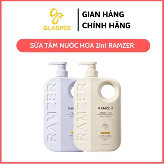 Sữa Tắm Nước Hoa RAMZER 1000ml Trắng Da,Siêu Lưu Hương - Tím 1000ml