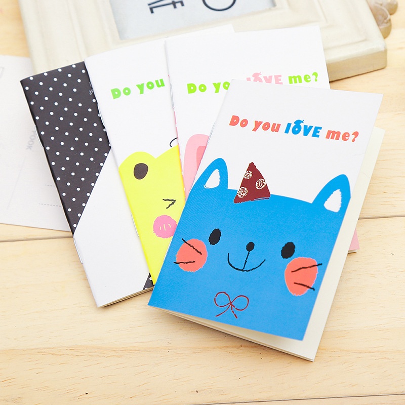 COMBO 10 QUYỂN SỔ TAY CUTE SIZE A7 MẪU NGẪU NHIÊN [COMBO 10]