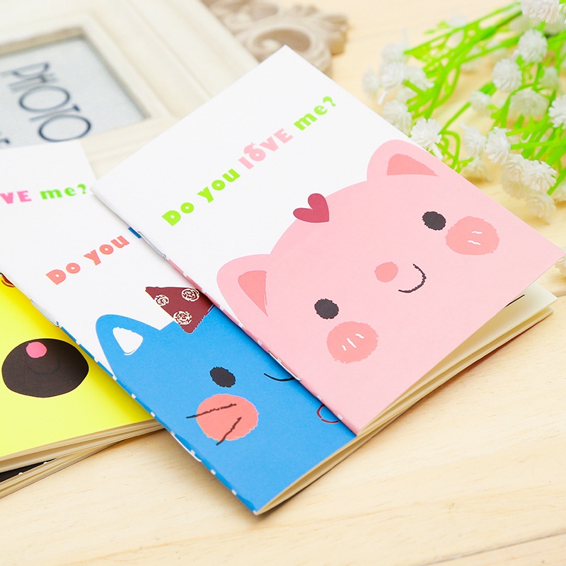 COMBO 10 QUYỂN SỔ TAY CUTE SIZE A7 MẪU NGẪU NHIÊN [COMBO 10]