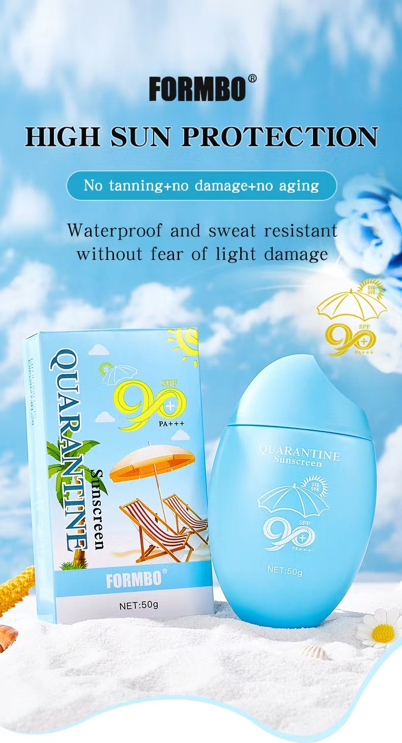 Kem Chống Nắng FORMBO Sunscreen 50g QUARANTINE Mã S003-S004 - 003 Màu Xanh