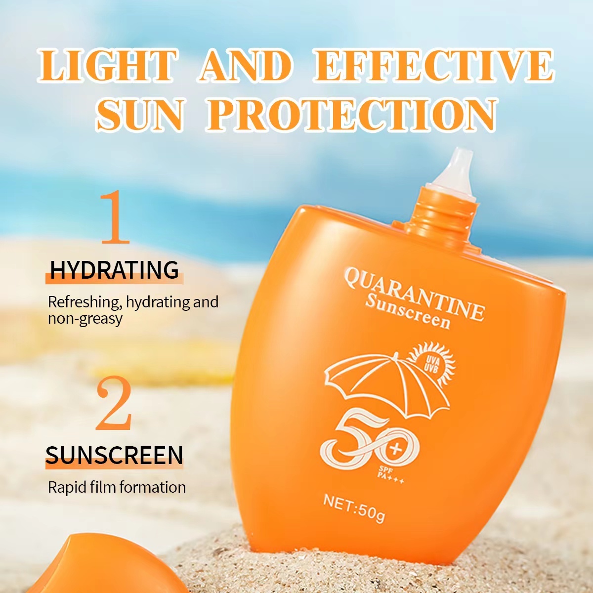 Kem Chống Nắng FORMBO Sunscreen 50g QUARANTINE Mã S003-S004 - 003 Màu Xanh