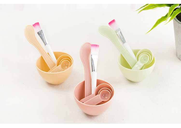 Bát Trộn Mặt Nạ Kèm Dụng Cụ 4 in 1 - XANH LÁ