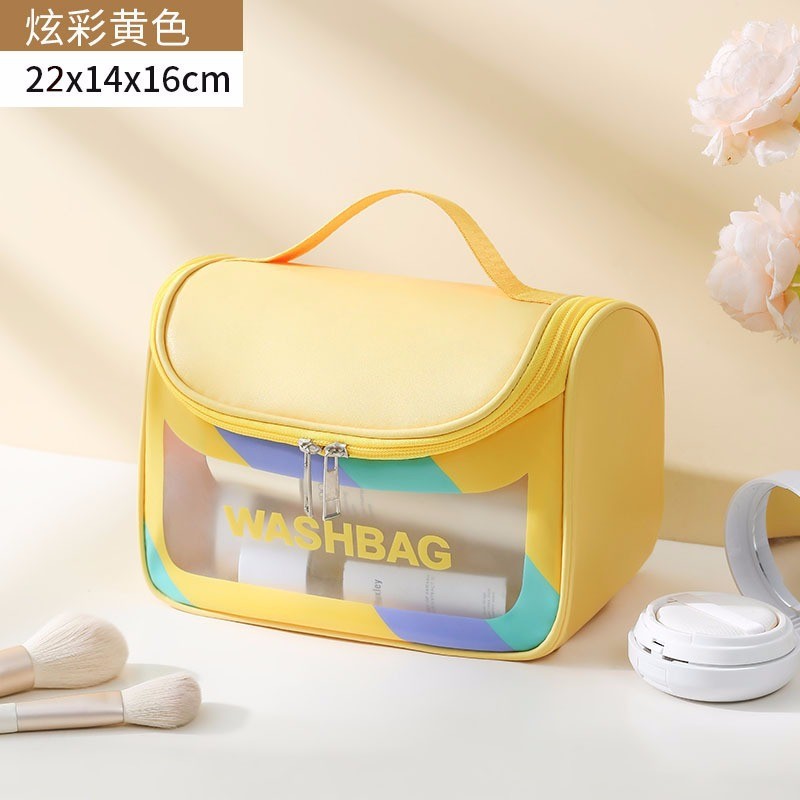 Túi Đựng Đồ Du Lịch Mỹ Phẩm WASHBAG - VÀNG MIX MÀU