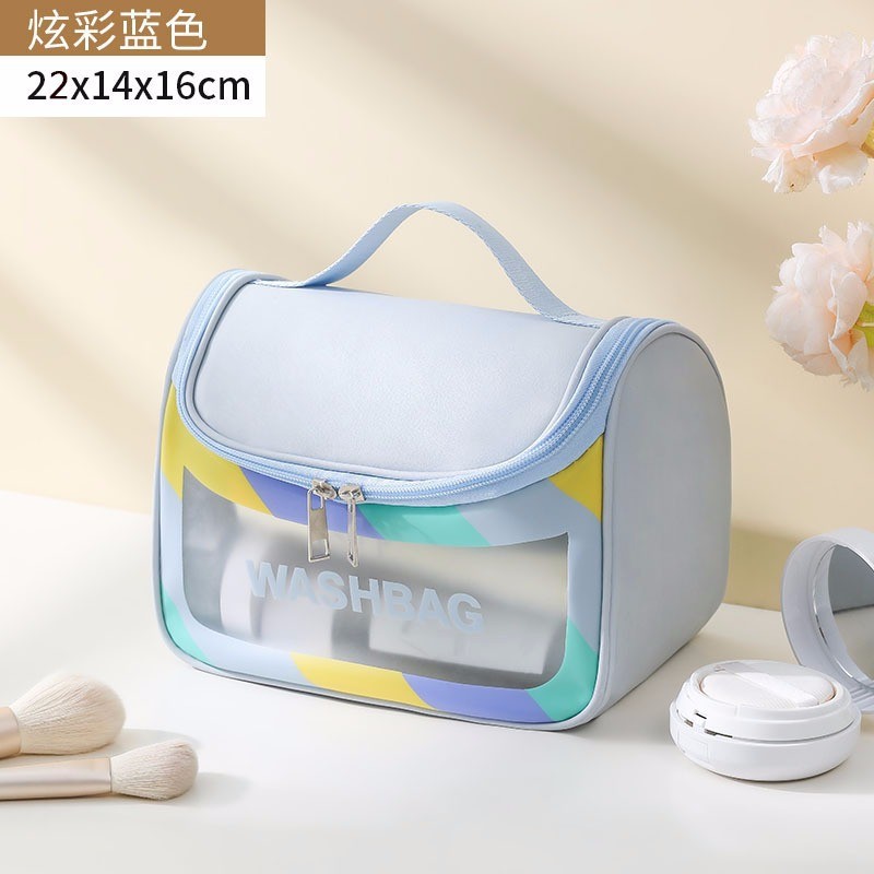 Túi Đựng Đồ Du Lịch Mỹ Phẩm WASHBAG - XANH MIX MÀU