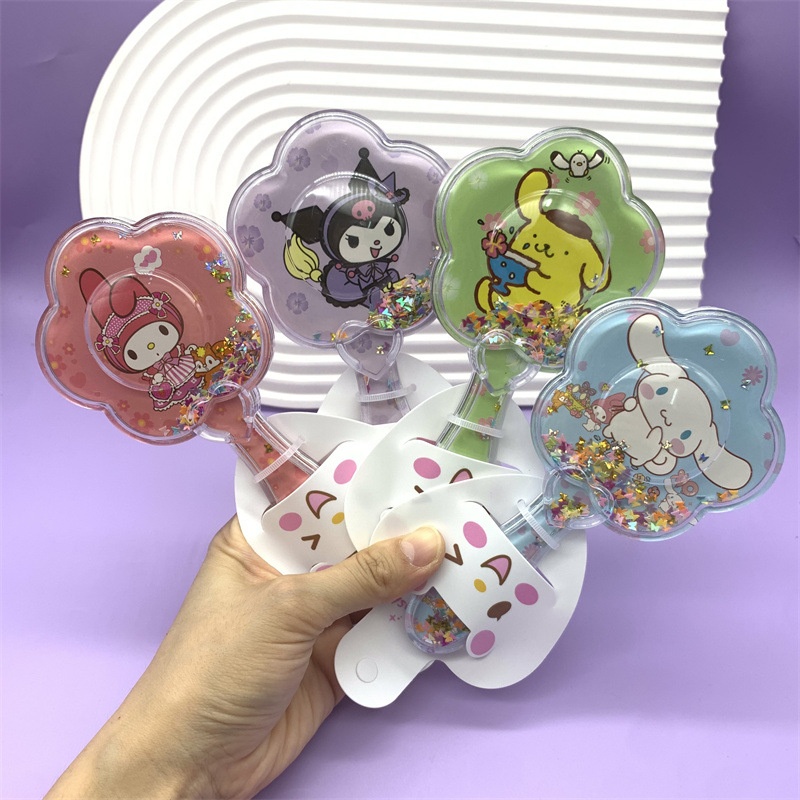 Lược Đệm Khí Gỡ Tóc Rối Hình GẤU Cute Mix Sequin NO.8910 [GIAO TRỘN MẪU - HÌNH GẤU]