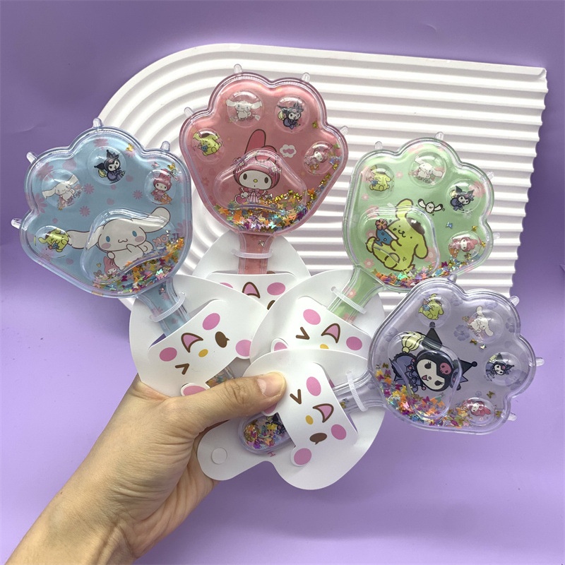 Lược Đệm Khí Gỡ Tóc Rối Hình GẤU Cute Mix Sequin NO.8910 [GIAO TRỘN MẪU - HÌNH GẤU]