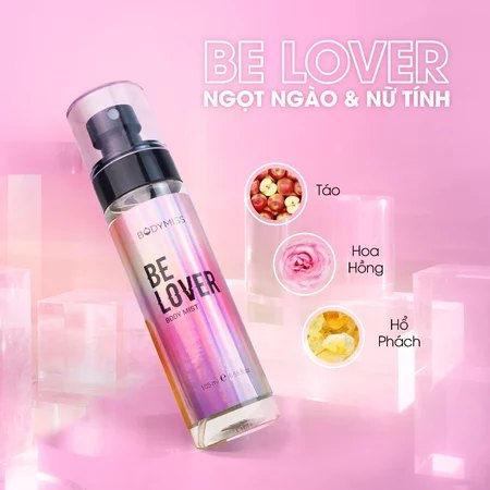 Xịt Thơm BODYMIST 105ml Cho Cả Tóc Và Body(BODYMISS) - LOVE WINS BT10012