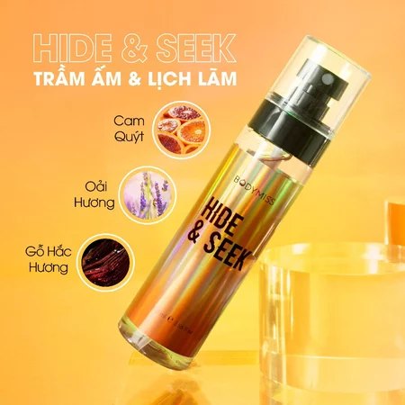 Xịt Thơm BODYMIST 105ml Cho Cả Tóc Và Body(BODYMISS) - LOVE WINS BT10012